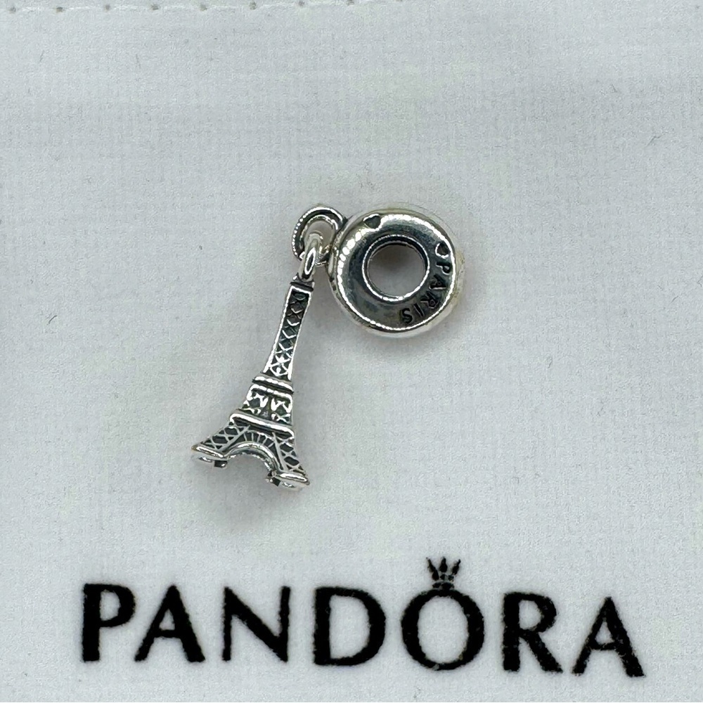 Paris Eiffel Tower Dangle Charm - Picture 3 of 3